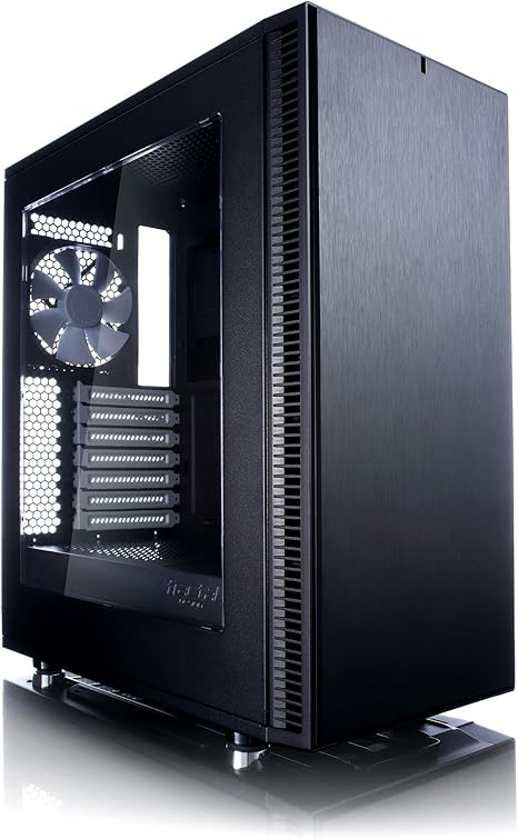 Amazon Com Fractal Design Define C Window Black Computers Accessories