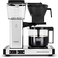 Technivorm Moccamaster 53941 KBGV Select 10-Cup Coffee Maker, Polished Silver, 40 ounce, 1.25l
