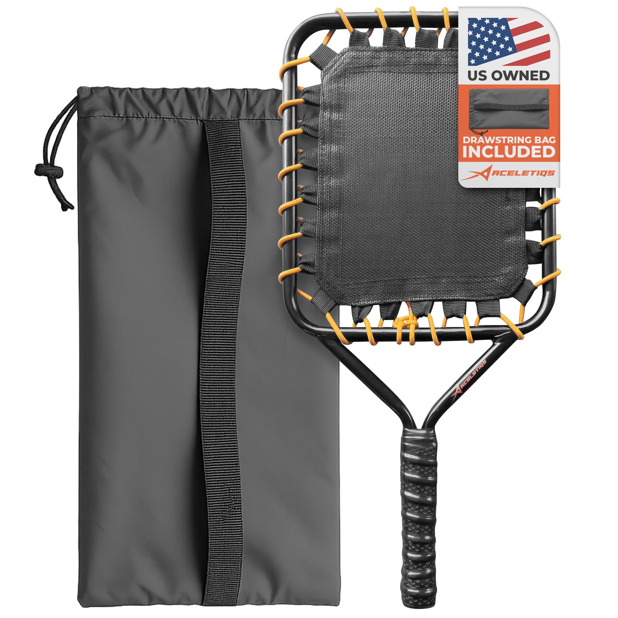 Photo 1 of ***MAJOR DAMAGE*** Fungo Racket Fugo Bat Baseball Racket Training Equipment | 1lb Extreme Lightweight Baseball and Softball Training Equipment | Perfect Parent/Coach Accesories (Bungee Netting)