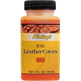 Fiebing's LeatherColors (4 Fl Oz, Beige) - Leather Dye for Natural Leather - Water-Based, Non-Flammable Formula - Permanent &amp; Penetrating Color for Shoes, Boots, Furniture - Safe for Institution Use