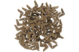 EXCEART Vintage Book Corner Guards 100Pcs Metal Triangle Protectors for Scrapbooking Albums and Notebook Covers 0.55 Inch Min
