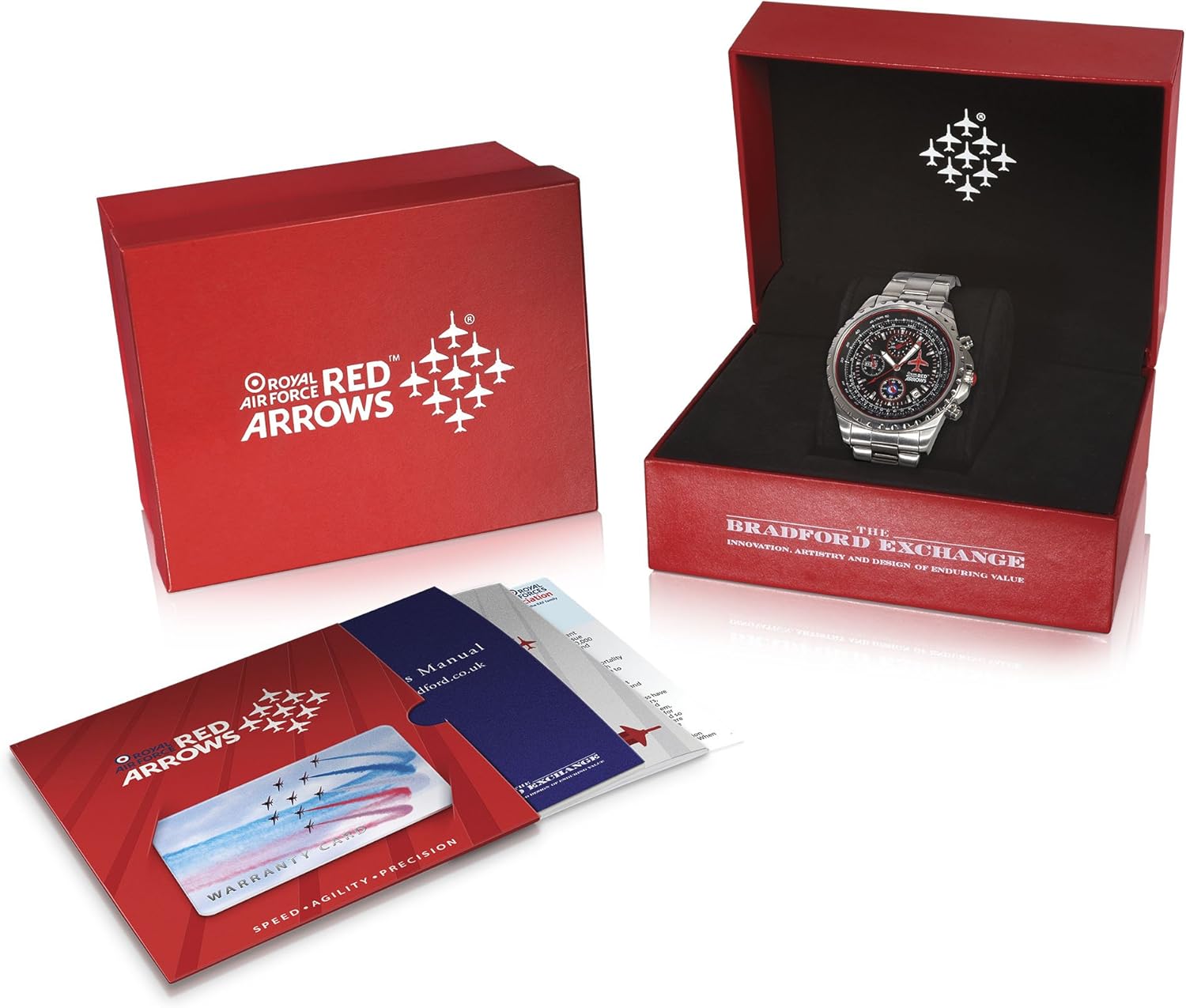 bradford exchange red arrows watch