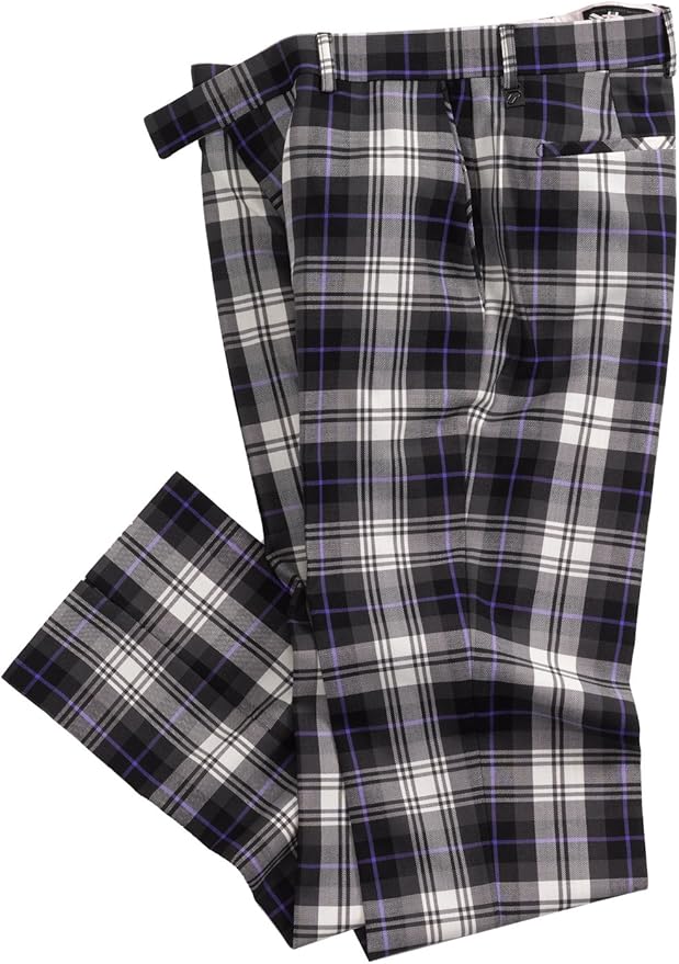 IJP Design Ian Poulter Men's Tech Tartan Trousers Amazon.co.uk Clothing