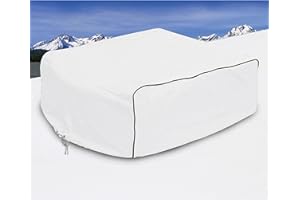 Classic Accessories Over Drive RV Air Conditioner Cover, Duo-Therm Brisk Air and Quick Cool, White
