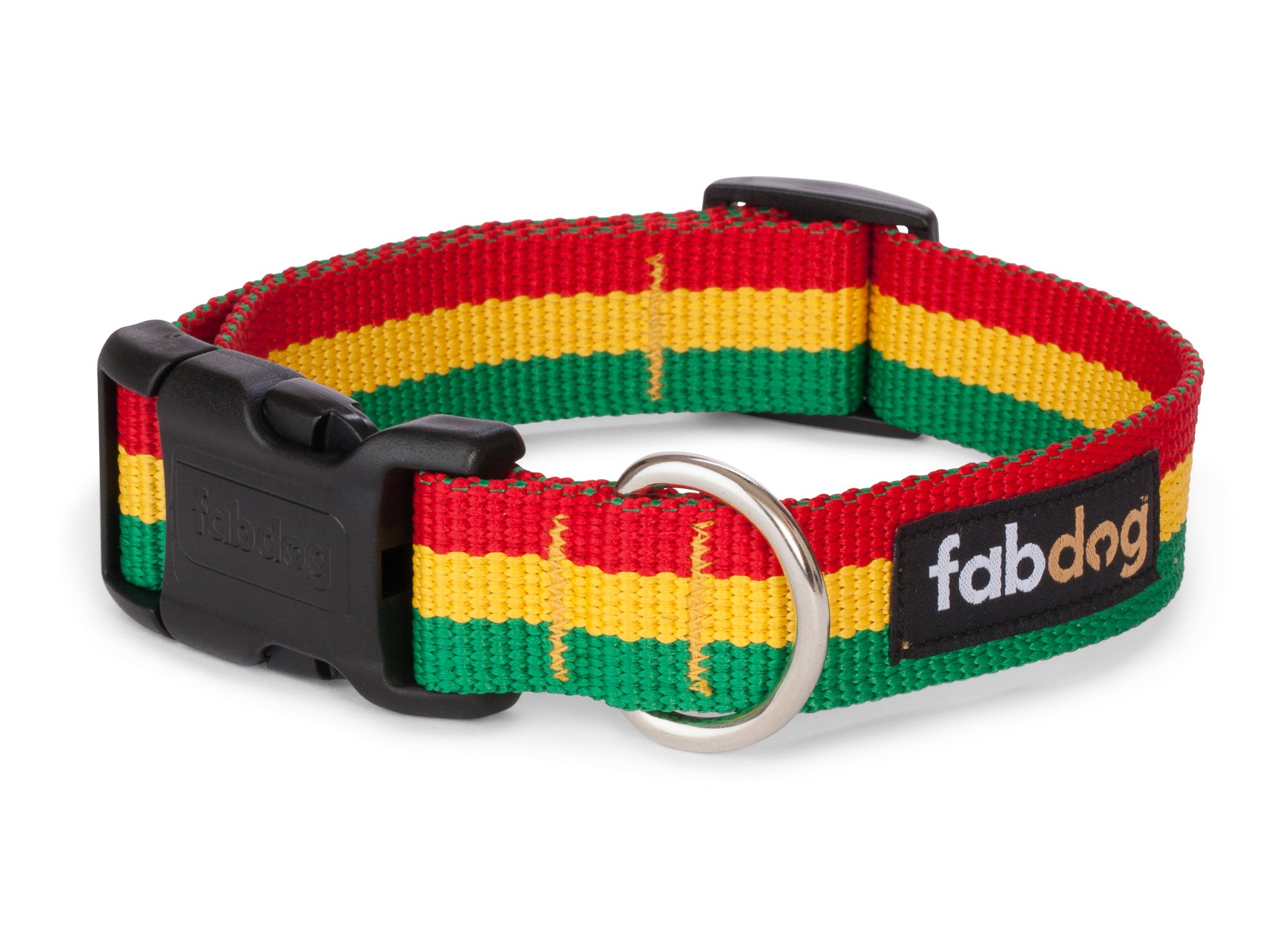 Fab Dog Rasta Collar - Red- Buy Online in United Arab Emirates at