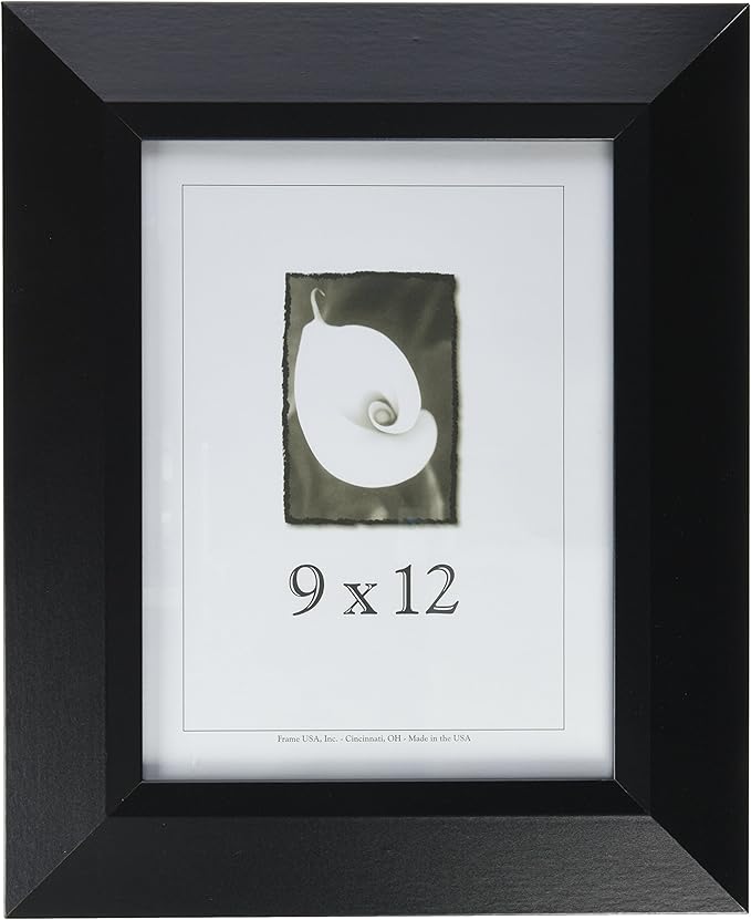 9x12 Black Wood Frames Black Series Wide