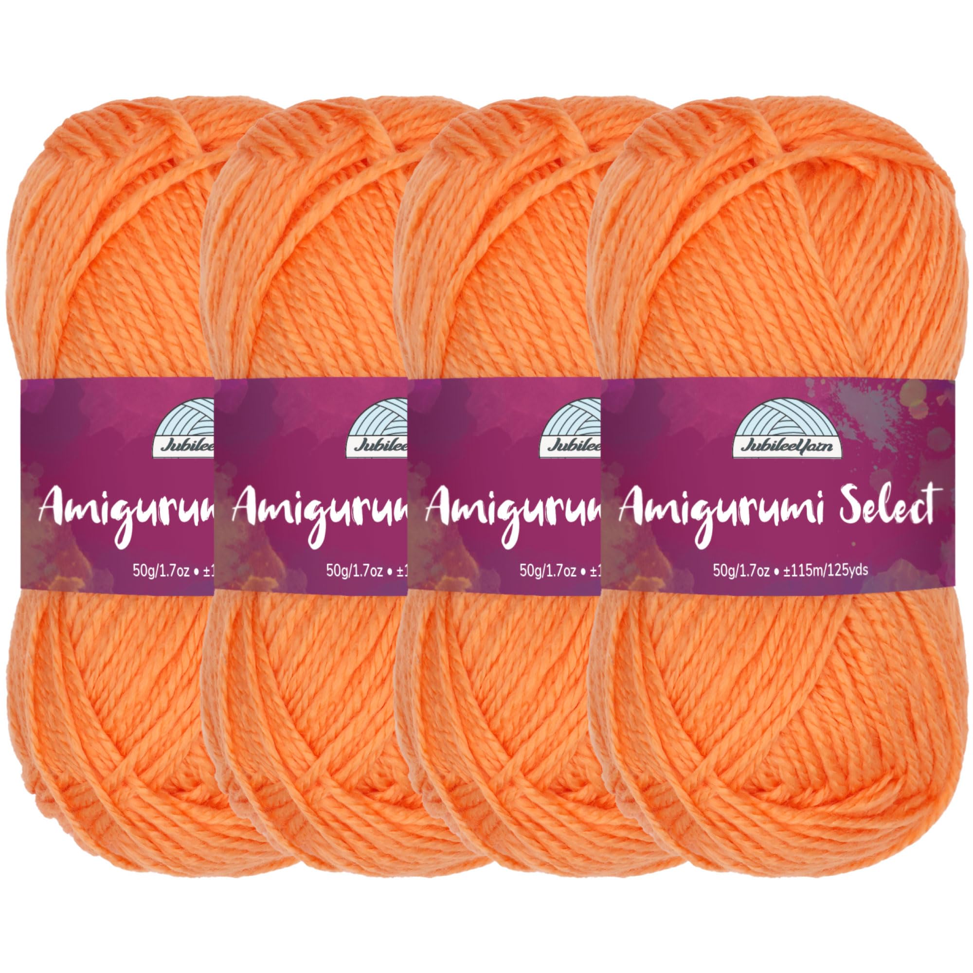Amigurumi Select 100% Acrylic Craft Yarn Skeins Crochet and Knitting Projects - Acrylic Fingering Weight - Lantana - 4 Skeins โ image 1