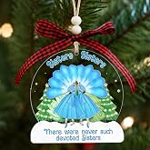 Devoted Sisters Christmas Ornament 2026 | Sister Gifts, Christmas Sisters Ornament Keepsake, Birthday Gift for Sister