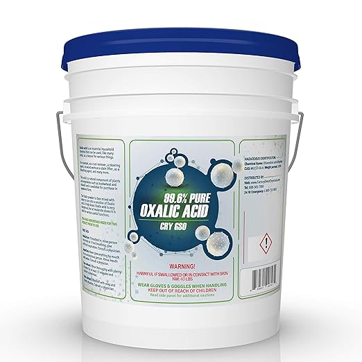 99.6 Pure OXALIC Acid Powder C2H2O4 (Ethanedioic Acid Dihydrate) Rust