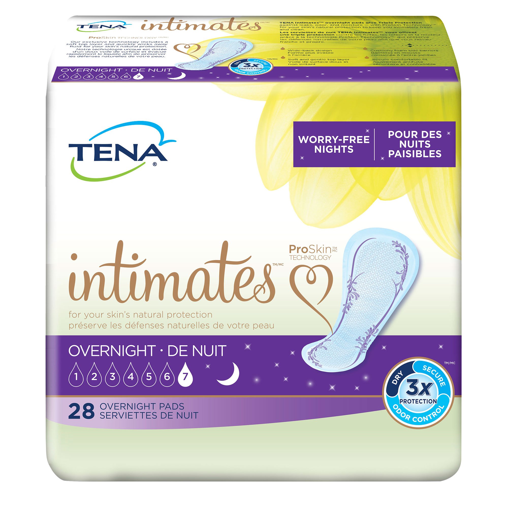 TENA Incontinence Pads for Women, Overnight, 28 Count (Pack of 3) eBay