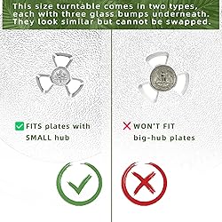 Smallest 9.6 Inch Microwave Plate Replacement