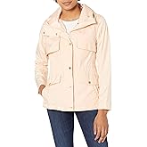 Cole Haan womens Short Packable Rain Jacket