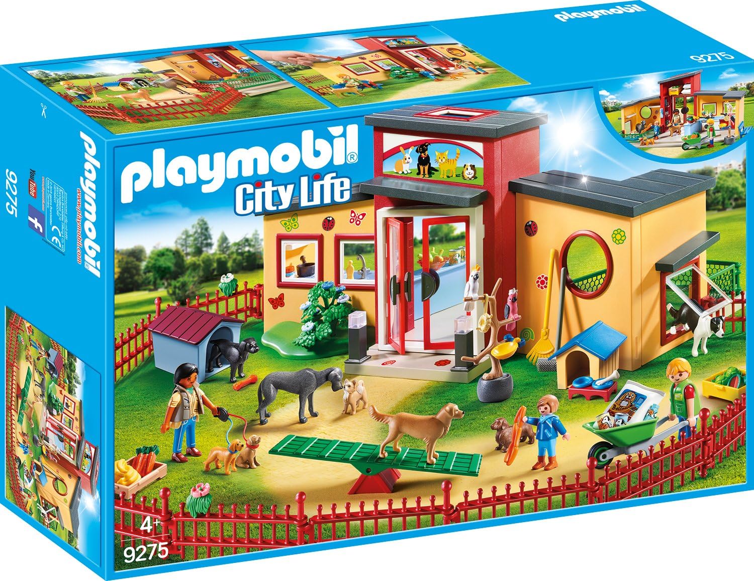 PLAYMOBIL City Life 9275 Tierhotel &#34;Pfötchen&#34;, Ab 4 Jahren