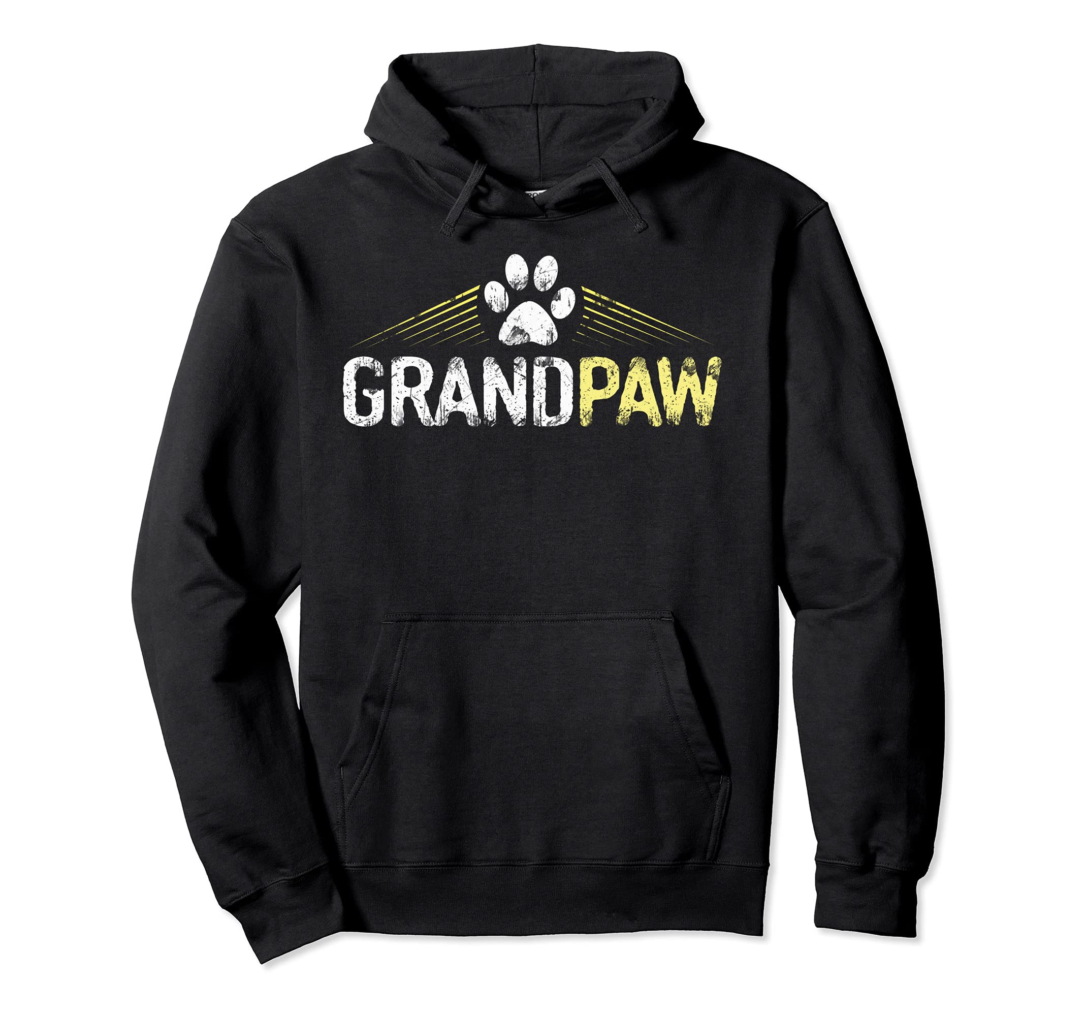 Funny Vintage Dog GrandPaw pet Dog lover grandpa Pullover Hoodie