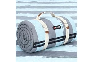HX&OD Extra Large Picnic Outdoor Blanket, 80”x80” Waterproof Picnic Mat Foldable Camping Blanket Portable with Carry Strap fo
