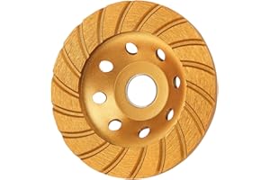 KSEIBI 644052 Super Turbo Diamond Cup Wheel 4-1/2 Inch (115 mm)