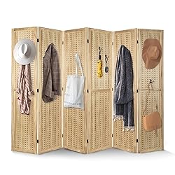 Babion 6 Panel Pegboard Display, Peg Board Room