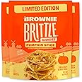 Brownie Brittle – Pumpkin Spice Blondie Thin and Crispy Sweet Snacks (Pack of 3, 5 oz), Rich Gourmet Brownie Bites Dessert