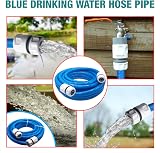 Food Grade Water Hose 10m 1/2" Caravan Motorhome Boat Click-Lock view 4