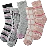 Clothirily Fuzzy Socks for Women, Fluffy Socks Womens, Soft Cozy Slipper Sock for Women, Womens Winter Warm Sleeping Sock