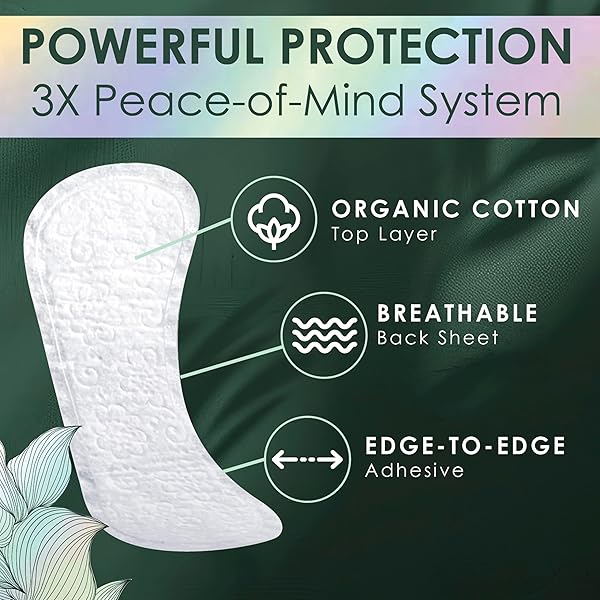 L. ULTRA THIN LINERS FOR WOMEN, REGULAR COVERAGE, ORGANIC COTTON TOP LAYER, UNSCENTED PANTILINERS, 100 COUNT