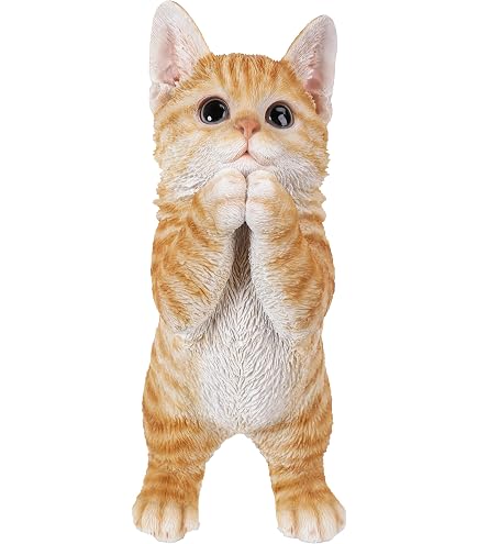 HI-LINE GIFT Sleeping Cat Statue, Gray & Cream, 5-in