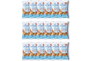 Melegatti Soft Croissant, Apricot Jam Filling, Real Butter, Fresh Mother Yeast, Perfect Pastry or Snack, Non-GMO, Naturally leavened, No Trans Fat, Italian Import (Pack of 18 individually warped)
