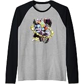 JoJo's Bizarre Adventure Stardust Crusaders Star Platinum Raglan Baseball Tee