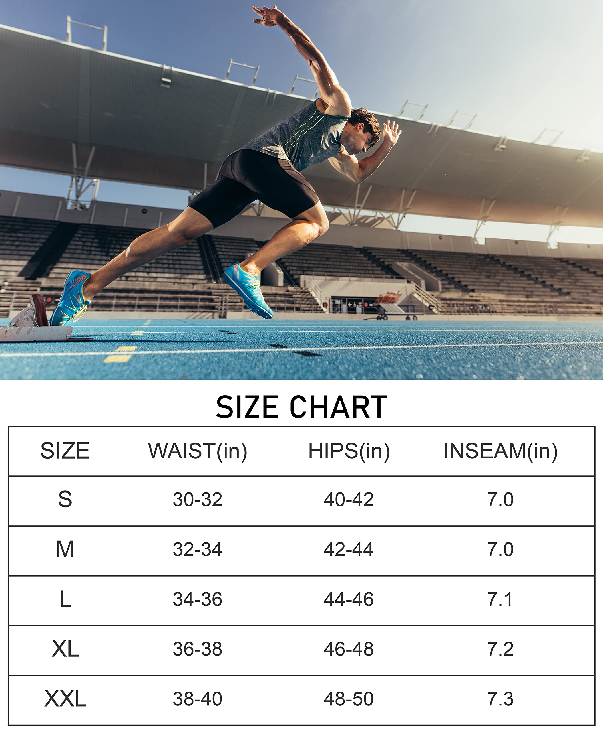 Men's Running Shorts with Zipper Pockets 7