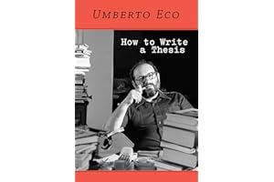 How to Write a Thesis (Mit Press)