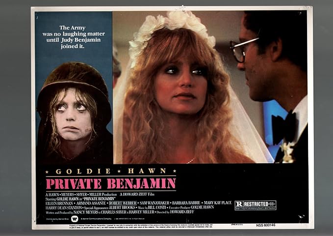 Amazon Com Movie Poster Private Benjamin 1980 Lobby Card Comedy Albert Brooks Goldie Hawn Vg Minus Vg Entertainment Collectibles