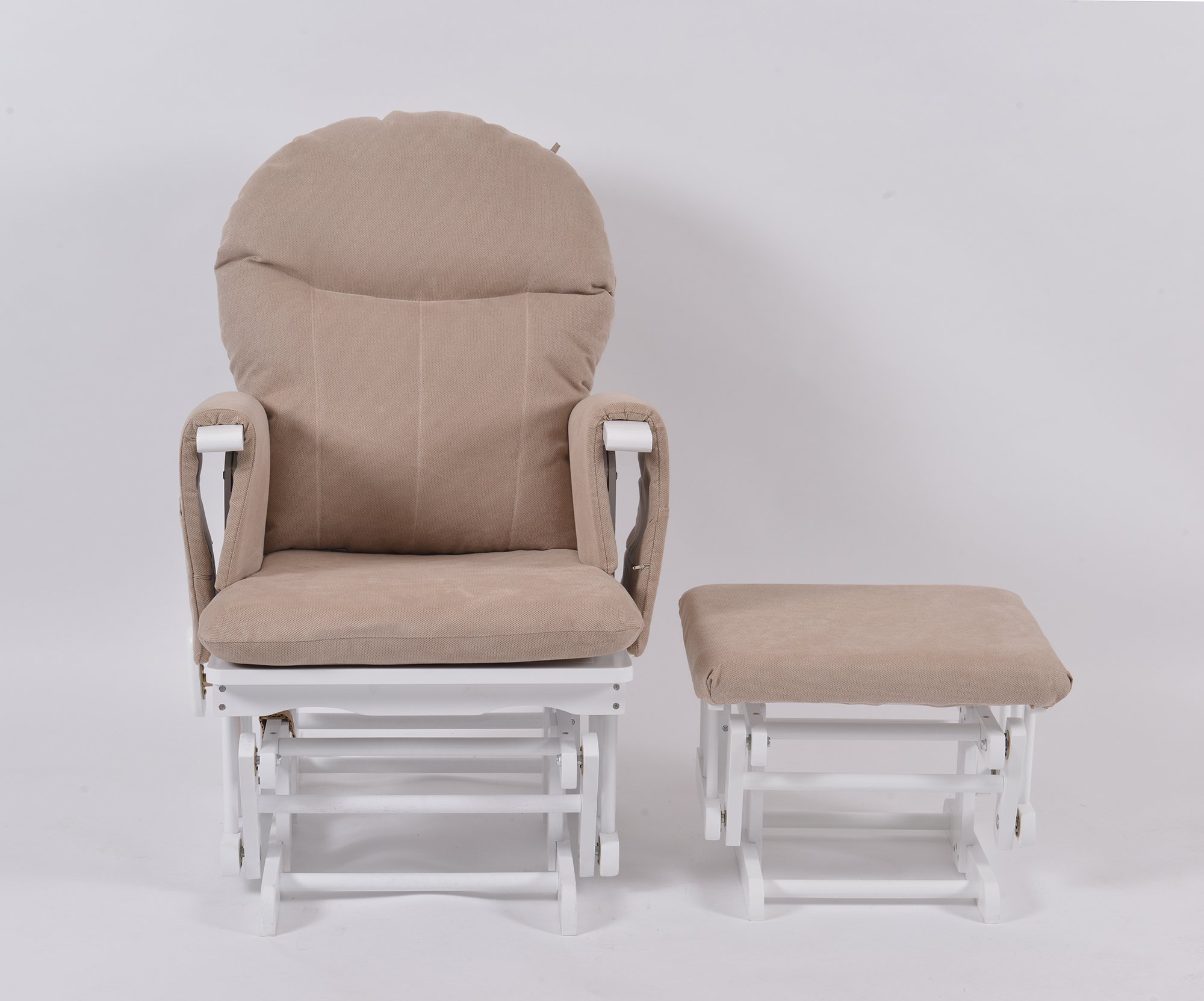 Habebe Glider Rocking Nursing Recliner Maternity Chair with footstool