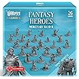Classic Heroes - Mercenary Band II - 26 Paintable Characters for DND Miniatures Bulk I 28mm Dungeons Dragons D&D Miniatures I
