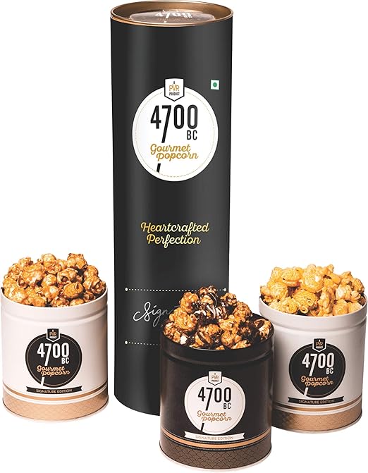 4700BC Gourmet Popcorn, Combo Gift Pack, 3 Flavours Amazon.in Grocery & Gourmet Foods