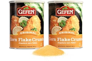 Gefen Corn Flake Crumbs, 12oz (2 Pack) Resealable containers | Total of 1.5 Pounds, Naturally Gluten Free (Not Certified)