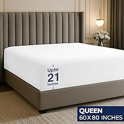 Utopia Bedding Queen Fitted Sheet Deep Pocket