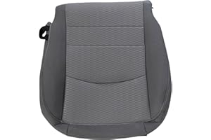 AOUTTUOA Driver Bottom Cloth Seat Cover Gray Compatible with Dodge Ram 1500 2500 3500 4500 5500 SLT 2013 2014 2015 2016 2017 2018