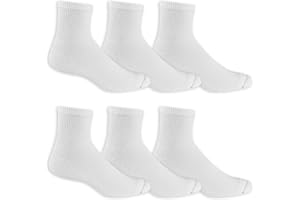 Dr. Scholl's Mens Diabetes & Circulator - 4 6 Pair Packs Non-binding Comfort And Moisture Management Sock, White, 7-12 US
