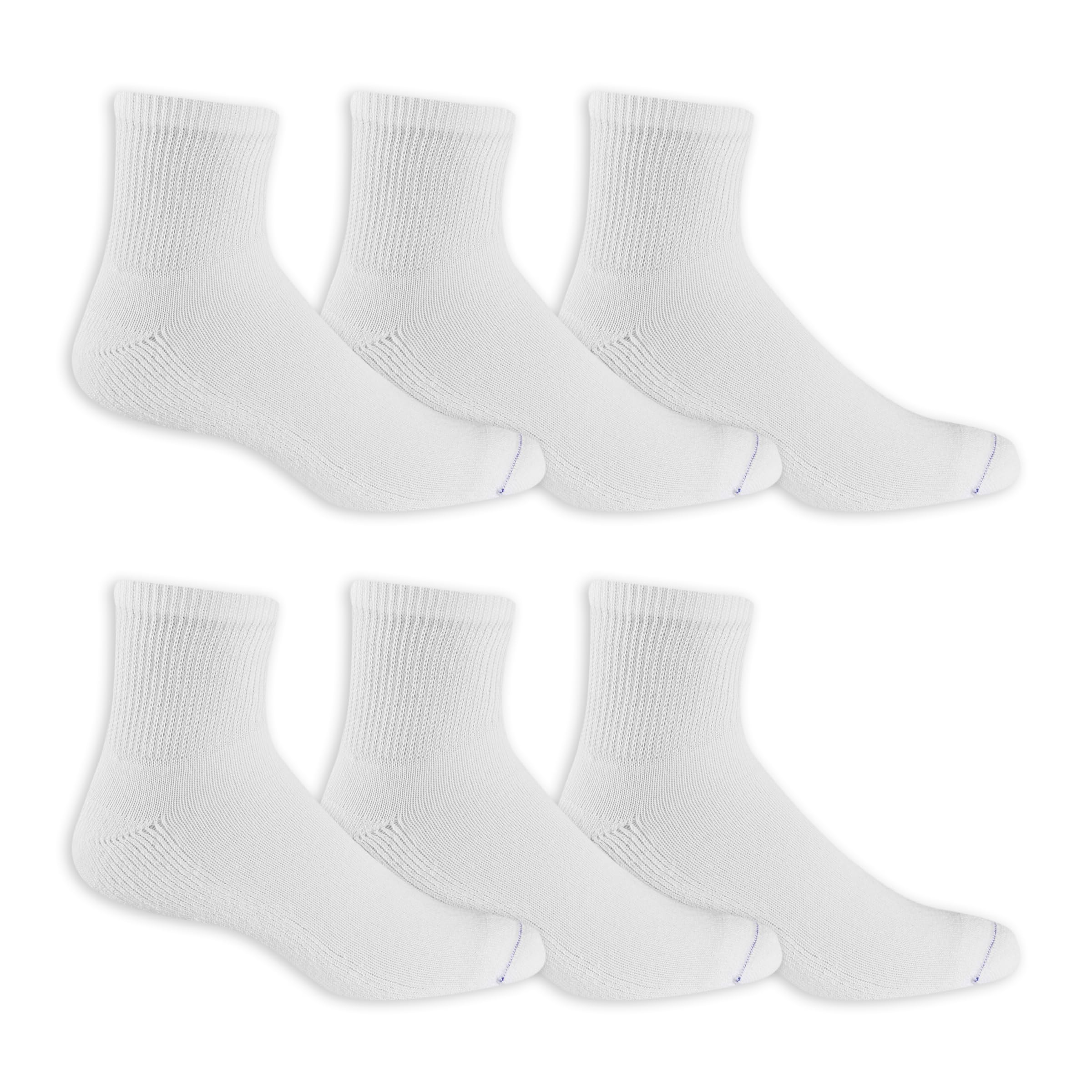 Dr. Scholl's Men's Diabetes & Circulator Socks-4 Packs-Non-Binding Moisture Management, White-Ankle (6 Pairs), 5-12 UK (Pack of 6) — image 1