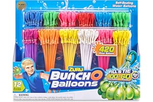Bunch O Balloons - 420 Rapid-Fill Water Balloons (12 Pack), Multi-Colored