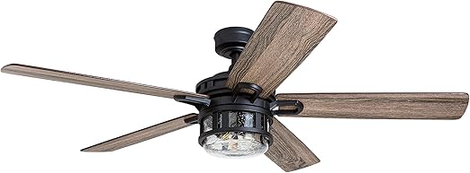 Honeywell Ceiling Fans 50690 01 Bonterra 52 Inches Matte Black