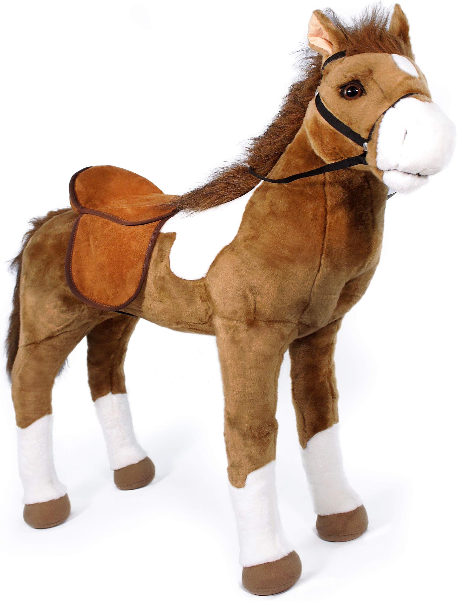 Angelina The Horse - 28 Inch Large Standing Stuffed Animal Plush Pony - by Tiger Tale Toys