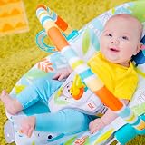 Bright Starts Rainforest Vibes Bouncer 0-6M 20 lb Toy Bar Non-Slip Feet view 5