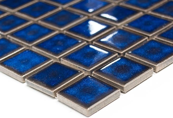 #215 - Azulejos de mosaico de cerámica, cuadrados, para el baño, de