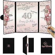 Badge Anniversaire 40 Ans Rose Et Argent – Holographique, 15 Cm, Réutilisable