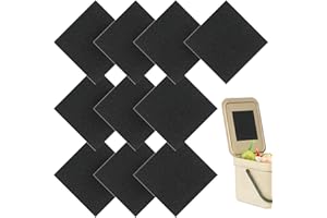 YNCOTTE Compost Bin Filter, 10Pcs Charcoal Filters for Compost Bucket 5Inch Compost Charcoal Filters Replacement Natural Home Compost Bin Filters