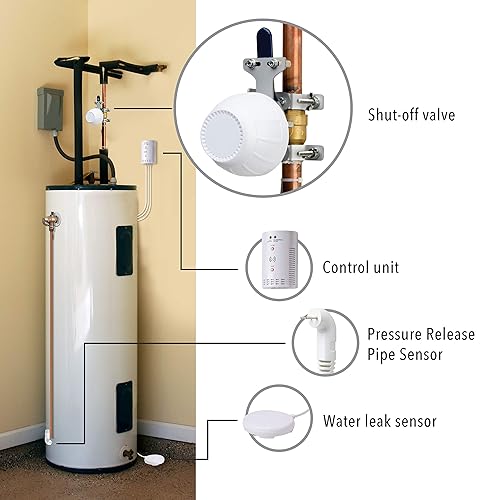 MyGuard Automatic Hot Water Heater Shut Off System and Water Leak