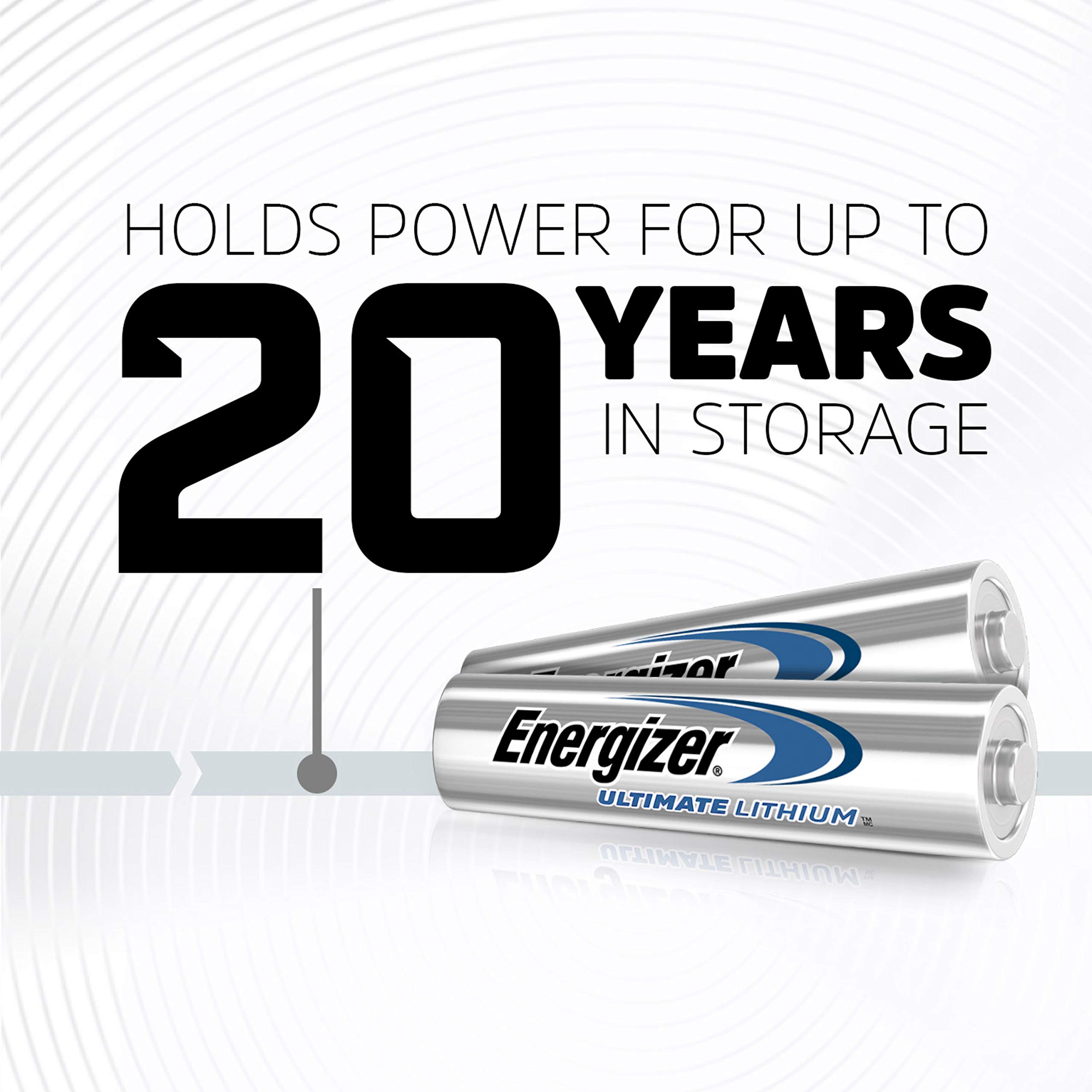 Energizer AAA Lithium Batteries, Ultimate Lithium Triple A Battery (8