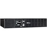 CyberPower OR2200LCDRT2U Smart App LCD UPS System, 2200VA/1320W, 8 Outlets, AVR, 2U Rack/Tower Black