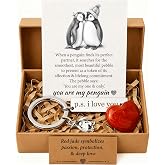 Romantic Penguin Gift Box Set - Anniversary Valentine's Day Love Gifts | Perfect Presents for Boyfriend, Girlfriend, Wife, or Husband on Birthdays, or Sweet Day Making it a meaningful couples Gifts